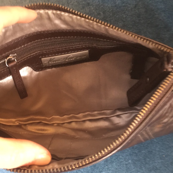Kenneth Cole New York clutch dk brown - Picture 3 of 5